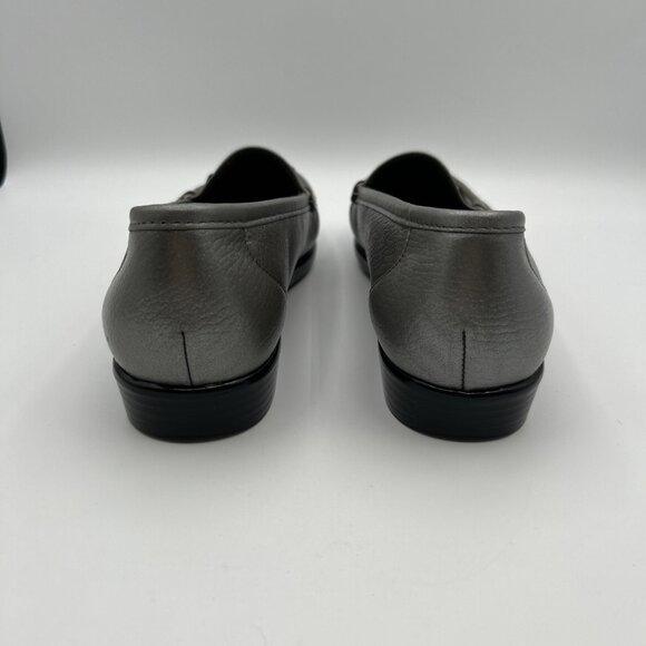 SAS Tripad Comfort Metallic Metro Pewter Loafer Flats Size 10.5N Women Leather - Picture 4 of 10